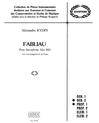 Fabliau — Alexandre Rydin