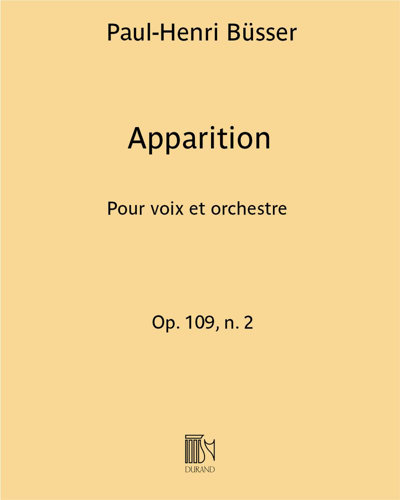 Apparition, op. 109 no. 2 — Henri Büsser