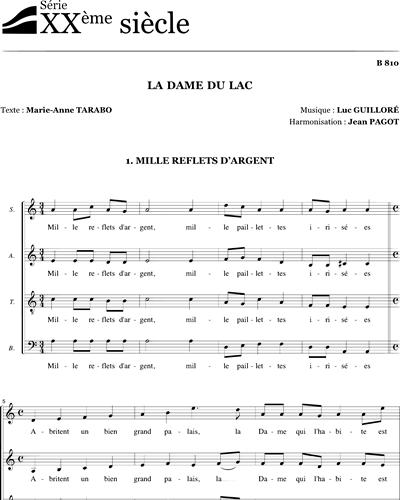 La dame du lac — Luc Guillore