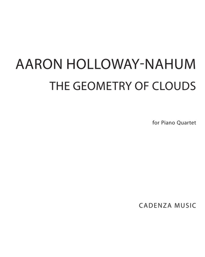 The Geometry of Clouds — Aaron Holloway-Nahum