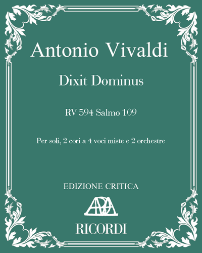 Dixit Dominus Salmo 109, RV 594 — 维瓦尔第