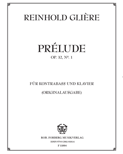 Prelude, op. 32 no. 1 — 格利埃尔