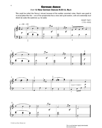 German Dance (from '12 New German Dances') — 海顿