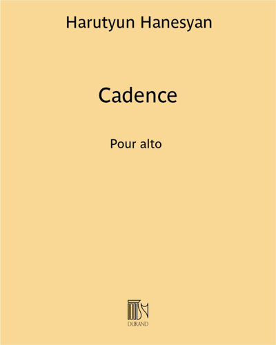 Cadence pour le premier mouvement de "Concerto en Ré majeur" de Karl Stamitz — Harutyun Hanesyan