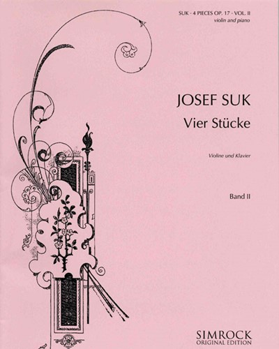 Four Pieces, op. 17, Vol. 2 — 约瑟夫·苏克