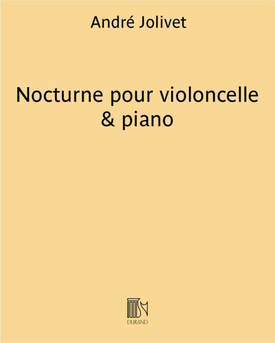 Nocturne for Cello and Piano — 安德烈·若利韦