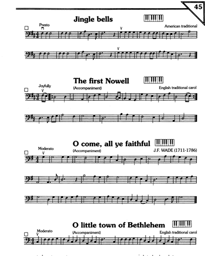"Jingle Bells" & "The First Nowell" & "O Come All Ye Faithful" & "O Little Town Of Bethlehem" — Christopher Bull