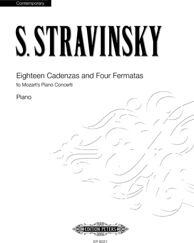 18 Cadenzas & 4 Fermatas — Soulima Stravinsky