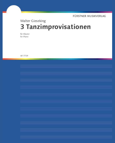 Three improvised dances — Walter Gieseking
