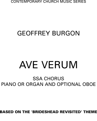Ave verum — Geoffrey Burgon