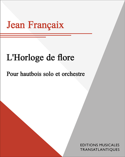L'Horloge de flore — 让·弗朗赛