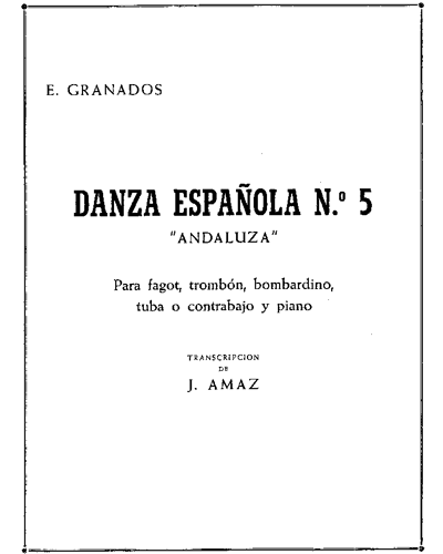Danza Española — 格拉纳多斯