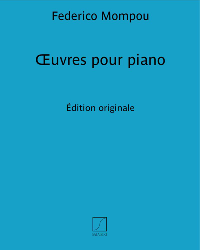 Œuvres pour piano — 蒙波