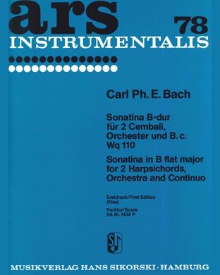 Sonatina in B-flat major, Wq 110 — C.P.E.巴赫