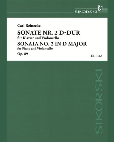 Sonata No. 2 in D major, op. 89 — Carl Reinecke