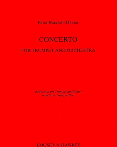 Trumpet Concerto — Peter Maxwell Davies