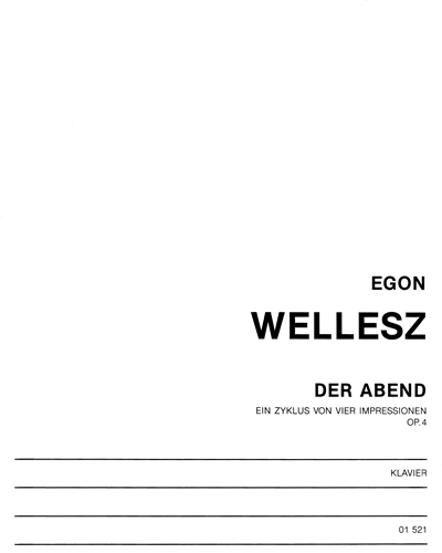 Der Abend — 埃贡·韦勒斯
