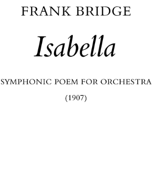 Isabella — 弗兰克·布里奇