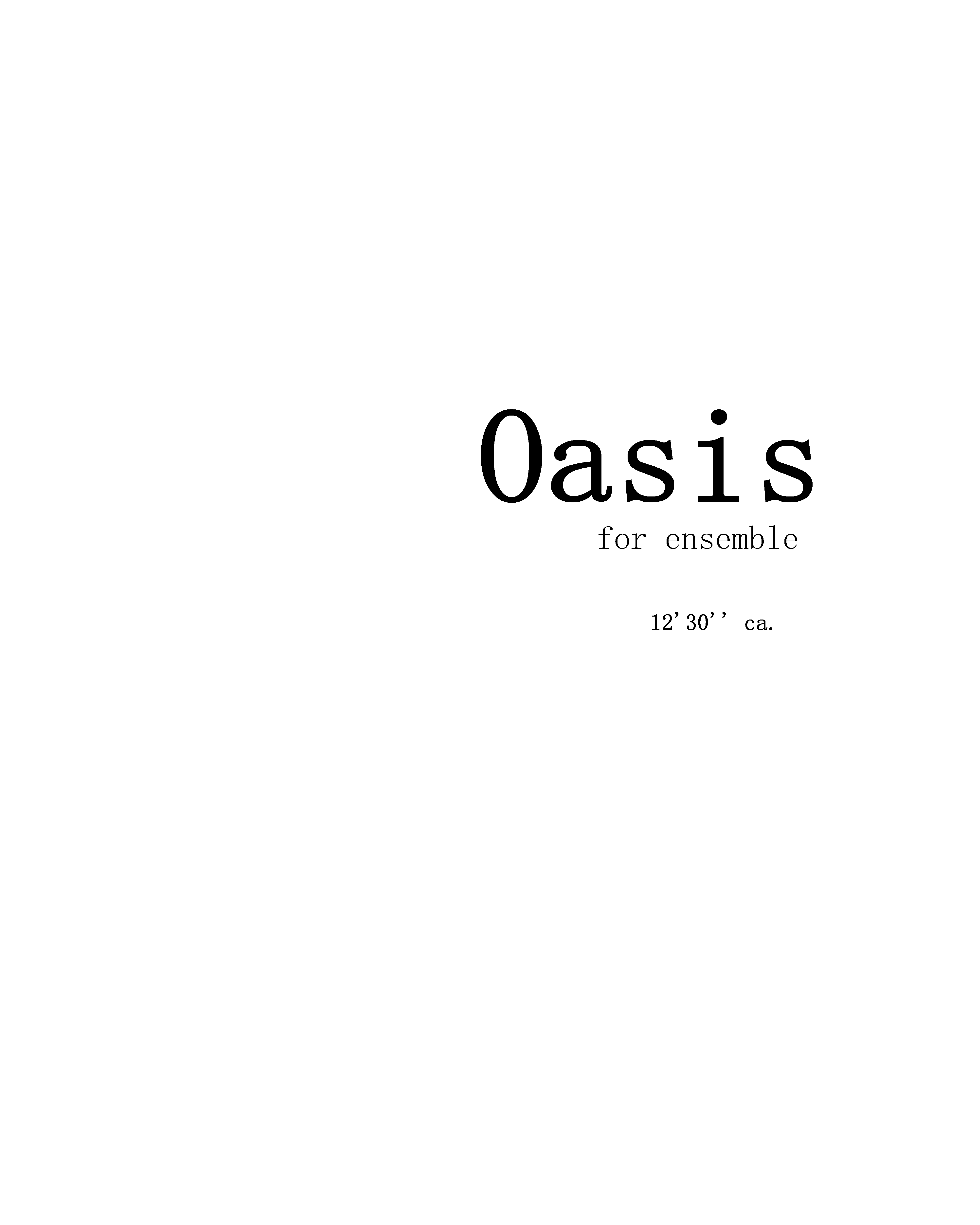 Oasis — Eden Lonsdale