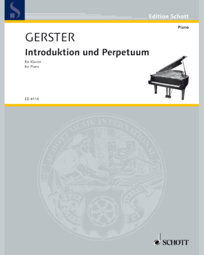 Introduktion und Perpetuum — Ottmar Gerster