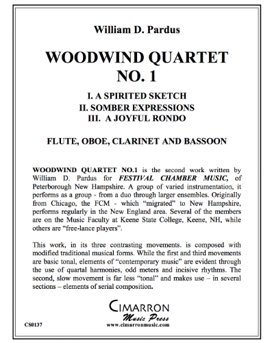 Woodwind Quartet No. 1 — William Pardus