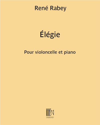 Élégie — René Rabey