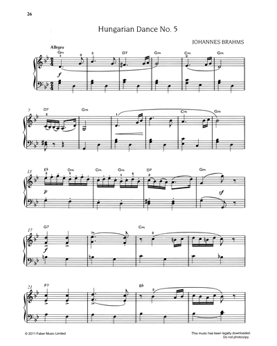 Hungarian Dance No. 5 — 勃拉姆斯