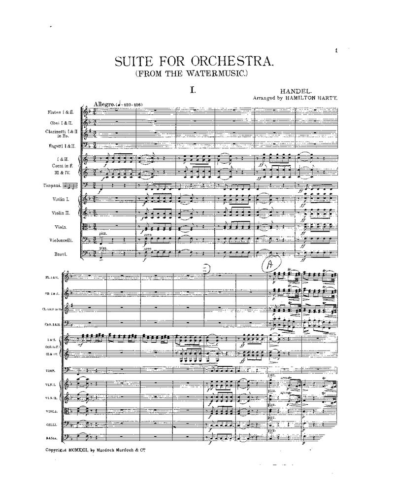 Water Music Suite, HWV 348, HWV 349, HWV 350 — 亨德尔