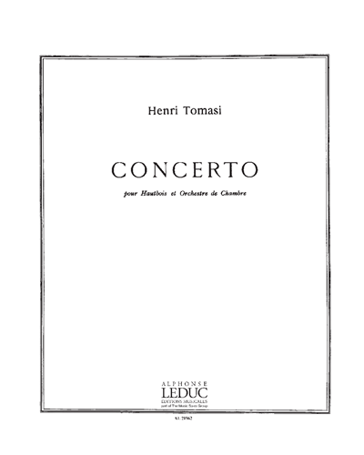 Concerto for Oboe and Chamber Orchestra — Henri Tomasi