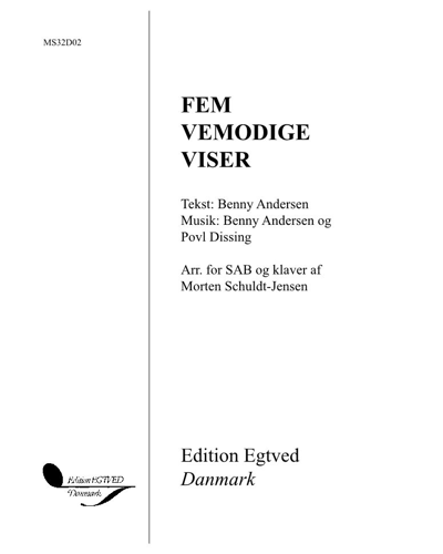 Five Melancholy Songs — Benny Andersen