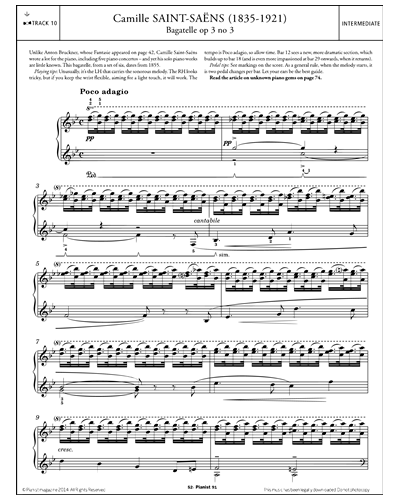 Bagatelle, op. 3 No. 3 — Camille Saint-Saëns
