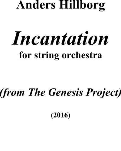 Incantation — Anders Hillborg