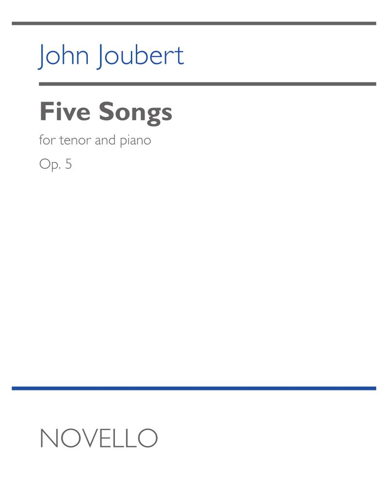Five Songs, op. 5 — John Joubert