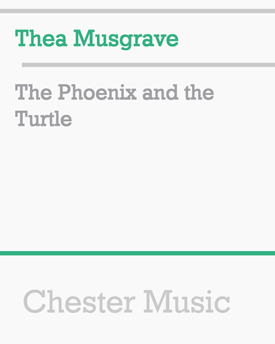 The Phoenix and the Turtle — 西娅·马斯格雷夫