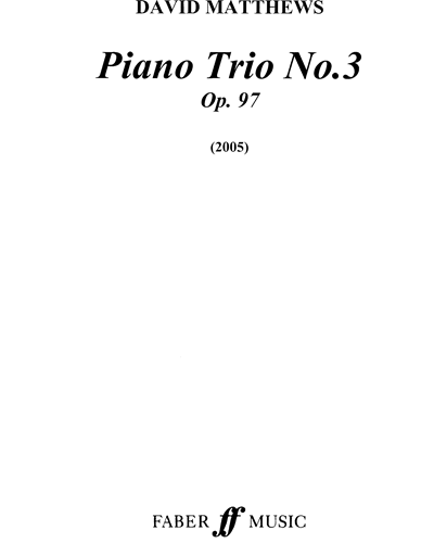 Piano Trio No. 3 — David Matthews