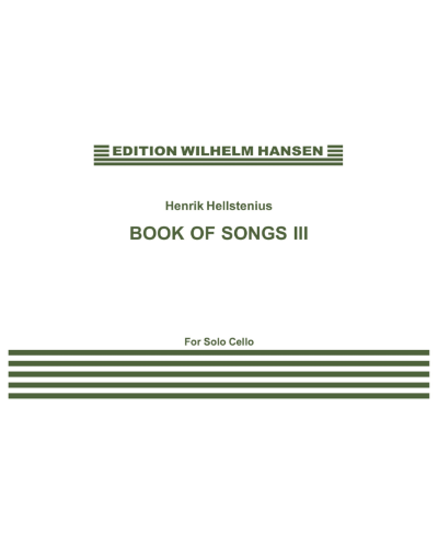 Book of Songs III — Henrik Hellstenius