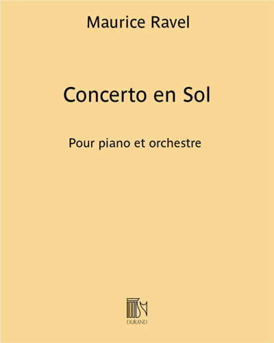 Concerto in G, op. 83 — Maurice Ravel