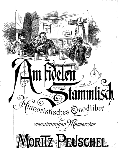 Am fidelen Stammtisch — Moritz Peuschel