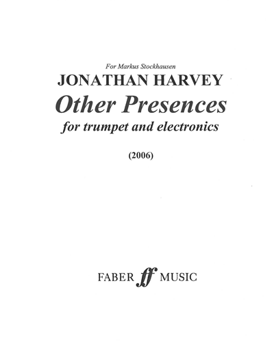 Other Presences — 乔纳森·哈维