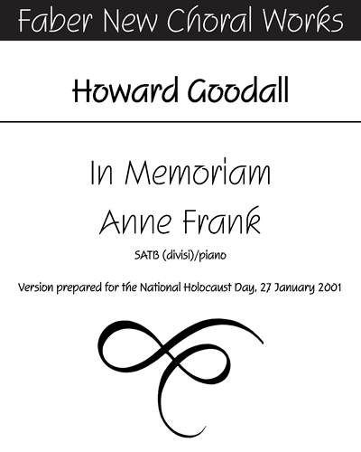 In Memoriam Anne Frank [National Holocaust Day Version] — Howard Goodall