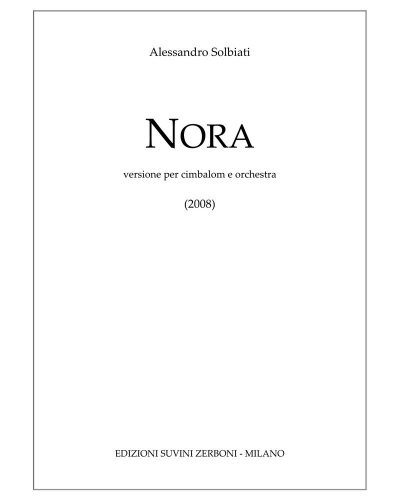 Nora — Alessandro Solbiati