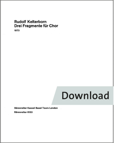 Three Fragments — Rudolf Kelterborn