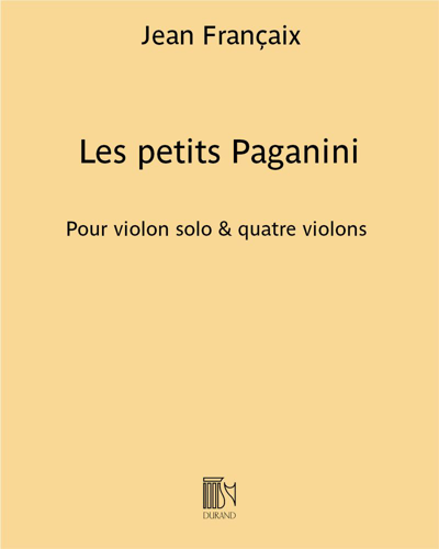 Les petits Paganini (Prelude and Easy Impromptu) — 让·弗朗赛