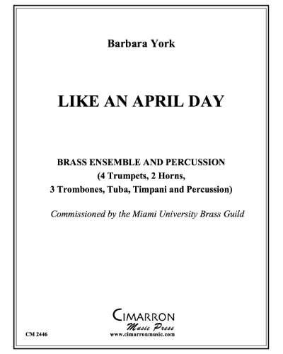 Like an April Day — Barbara York