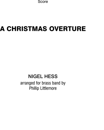 A Christmas Overture — Nigel Hess