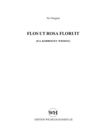 Flos ut rosa floruit — 佩尔·诺高