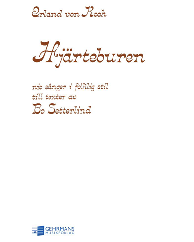 Nine Songs in Folk Style — Erland von Koch