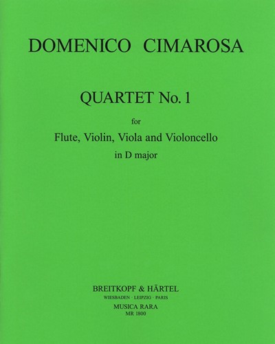String Quartet No. 1 in D major — 契马罗萨