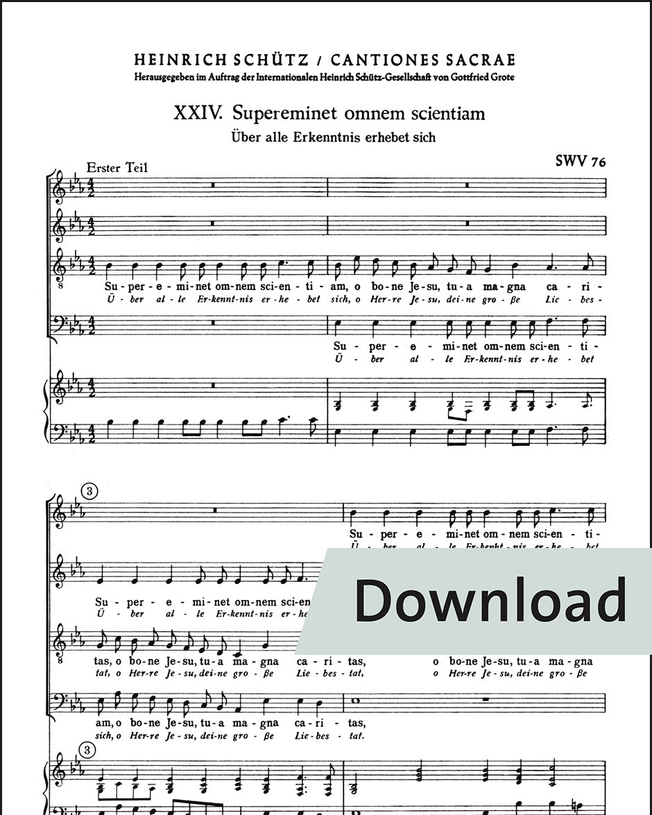 Zwei Motetten no. 24, 25 SWV 76, 77 — 许茨