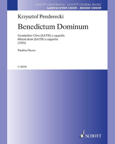 Benedictus — 彭德雷茨基
